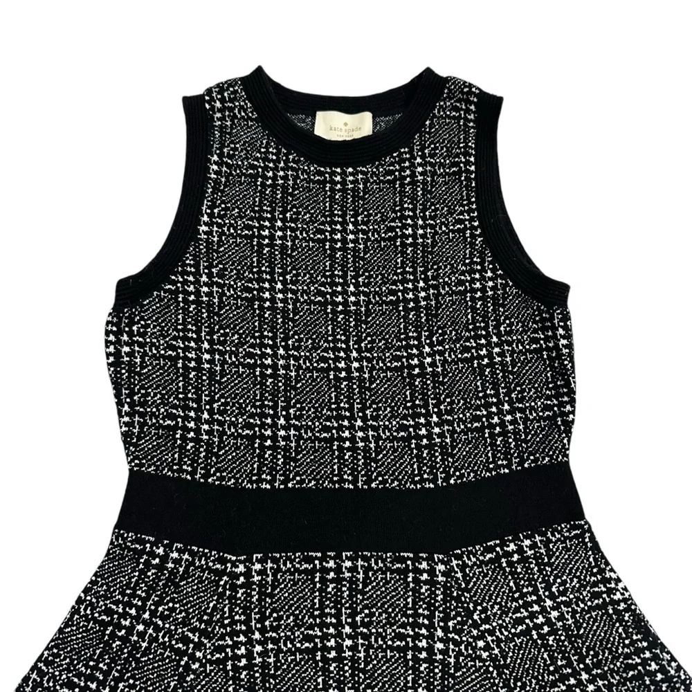Kate Spade Out West Mod Plaid Sweater Dress